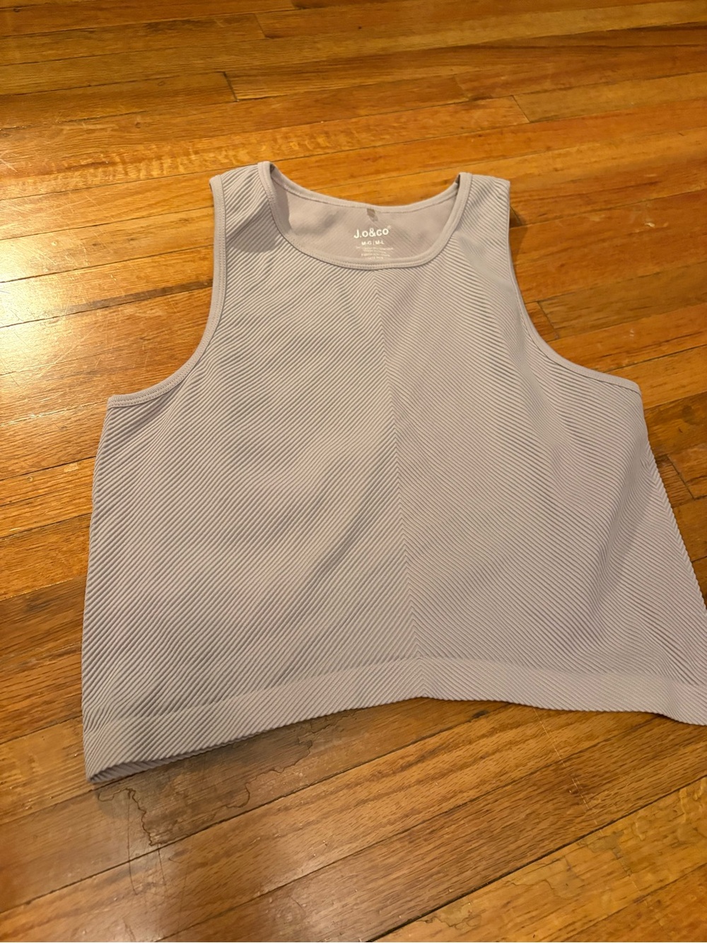 Mauve Ribbed Tank Top